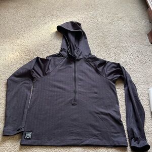 Oiselle Black Hoodie Sweatshirt